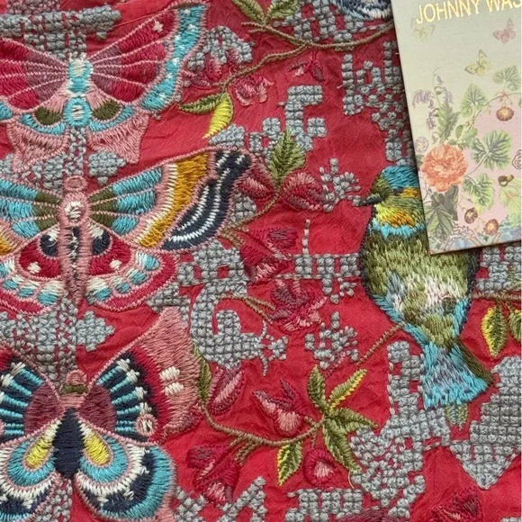 Johnny Was Farfalla extremely heavily embroidered blouse NWT RARE - Picture 9 of 11